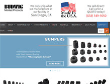 Tablet Screenshot of budwigmoldedproducts.com